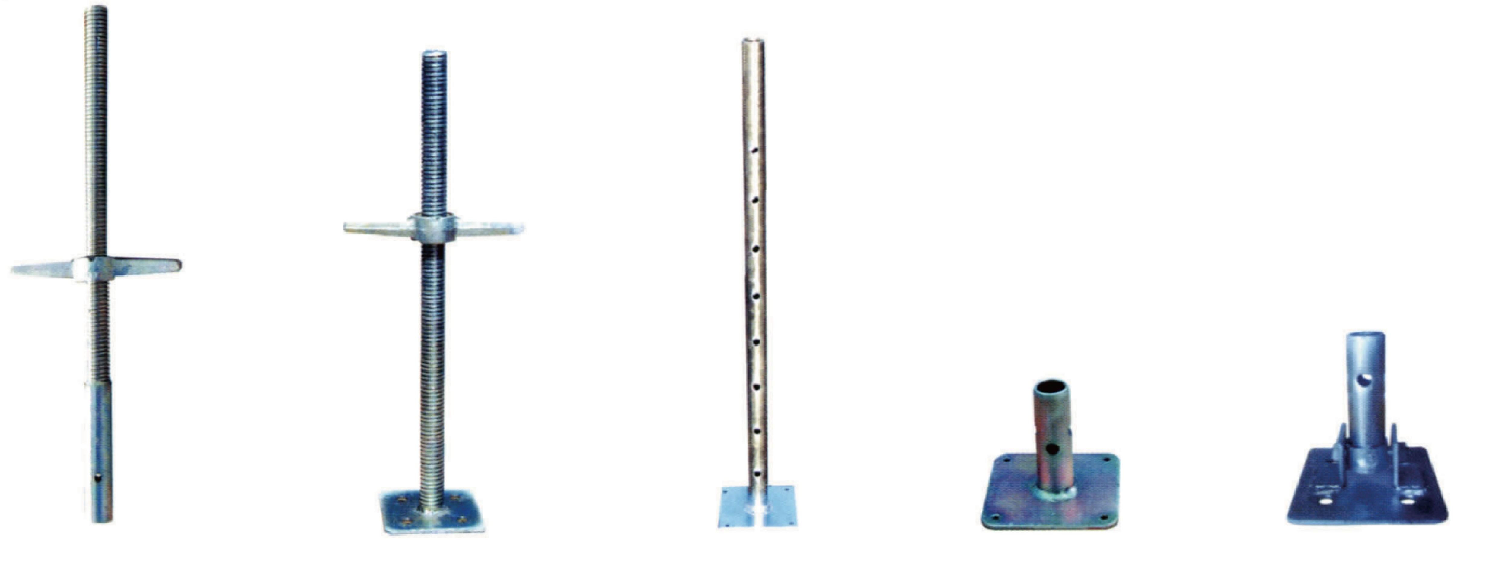 Galvanized Screw Jacks and Base Plates, catalogue image
